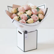Beautifully Simple Pink Rose Bouquet