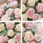 Beautifully Simple Pink Rose Bouquet – example 2