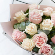 Beautifully Simple Pink Rose Bouquet – example 4