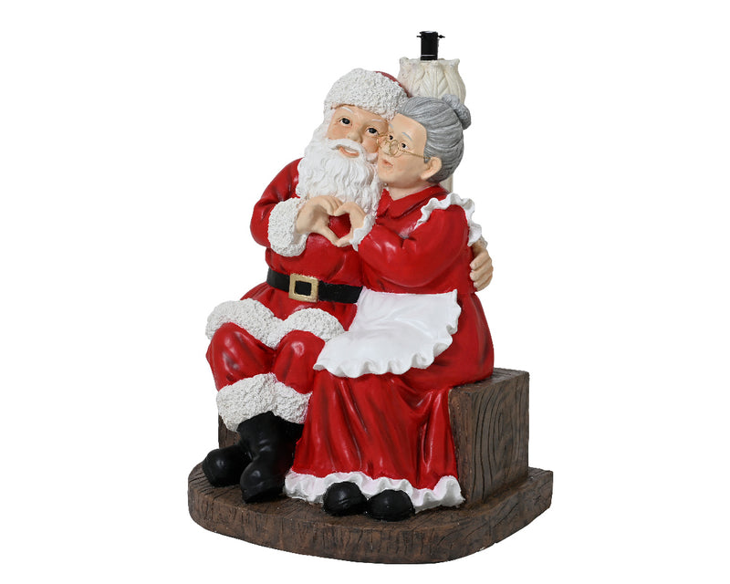 Santa & Mrs Claus Tree Stand (76cm x 73cm x 97cm)
