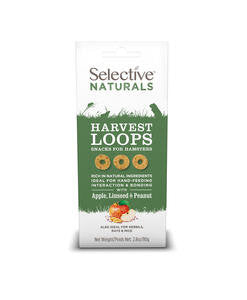Selective Naturals Hamster Harvest Loops 80g