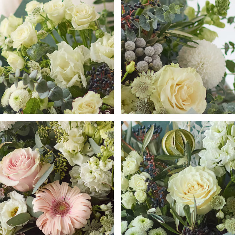 Serene Shades of Winter Bouquet Standard