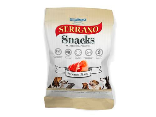 Serrano Snack Ham Dog Treat 100g