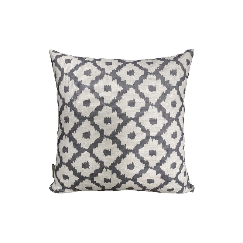 Light Grey Medallion Square Scatter Cushion