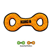 KONG Armor Double Tug Large – Assorted Colours – assorted colour example, one toy supplied