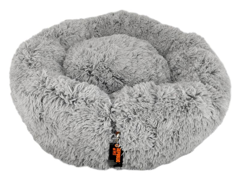 Cosy Donut Dog Bed - Grey (119cm)