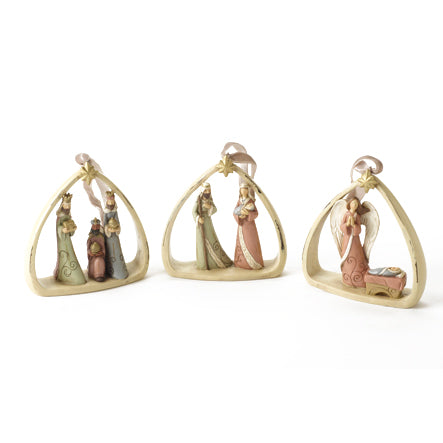 Christmas Nativity Scene on Hanger 8.5x9cm