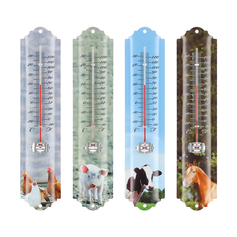 Esschert Farm Animal Garden Thermometer – Assorted Designs
