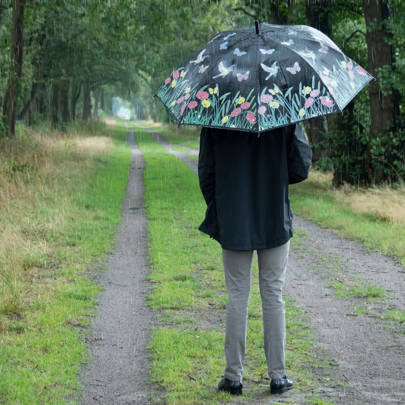 Esschert Colour-Changing Bird Umbrella