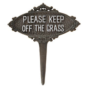 Esschert Keep Off the Grass Garden Sign
