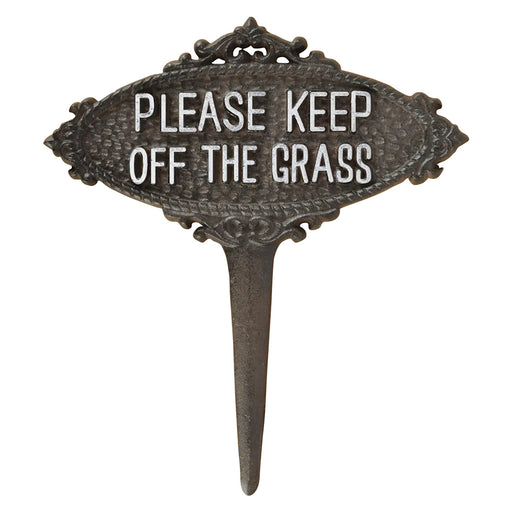 Esschert Keep Off the Grass Garden Sign