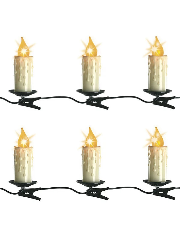 Lumineo 30 Jumbo Candle Lights Classic Warm 11.6m