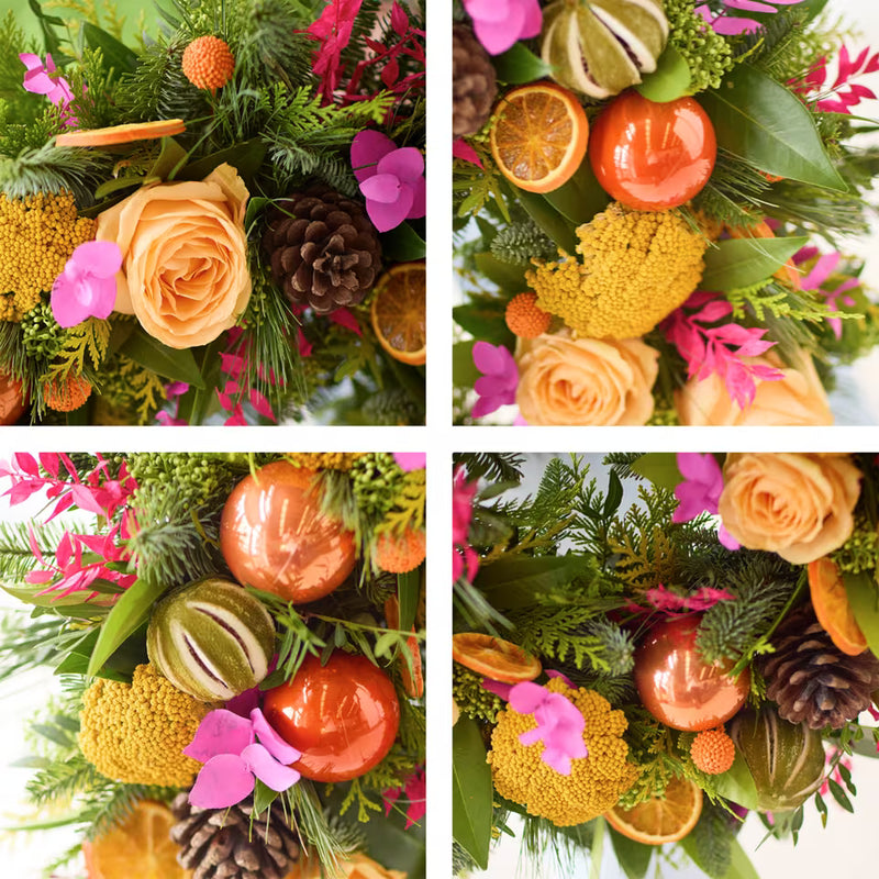 Vibrant & Joyful Festive Wreath