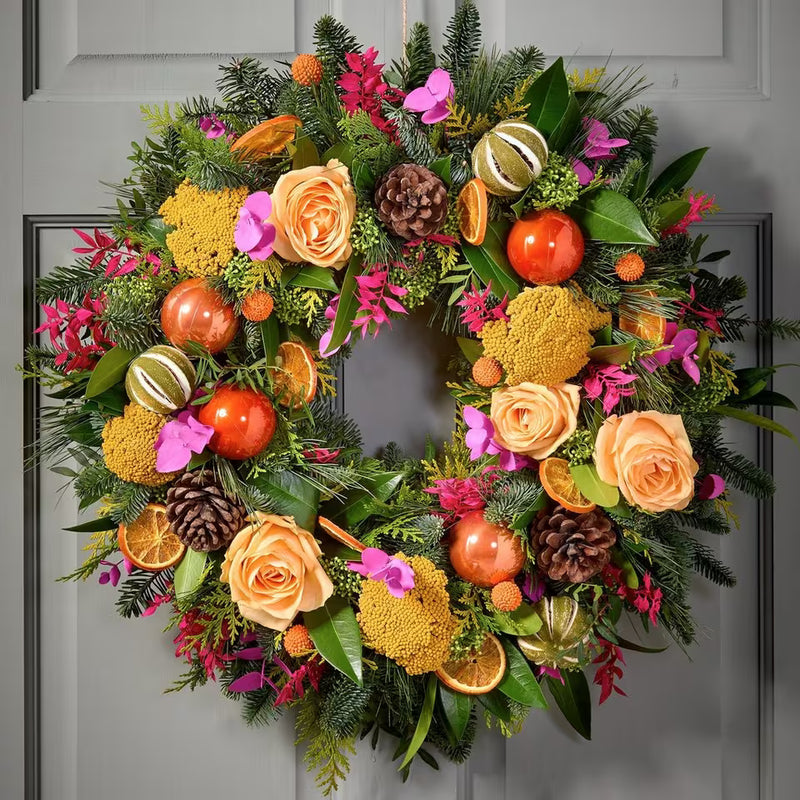 Vibrant & Joyful Festive Wreath