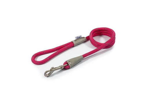 Ancol Viva Rope Snap Lead Pink 10mmx1.07m