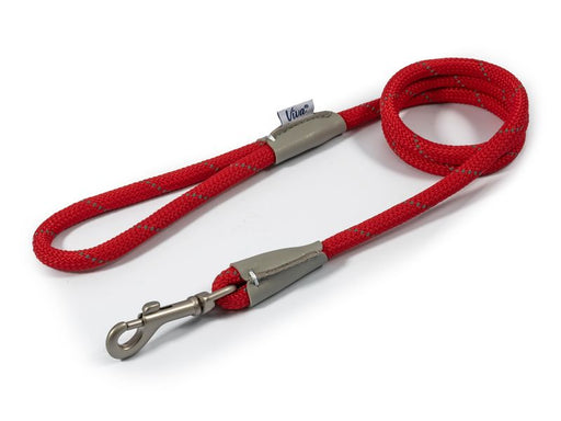 Ancol Viva Rope Snap Lead Red 10mmx1.07m
