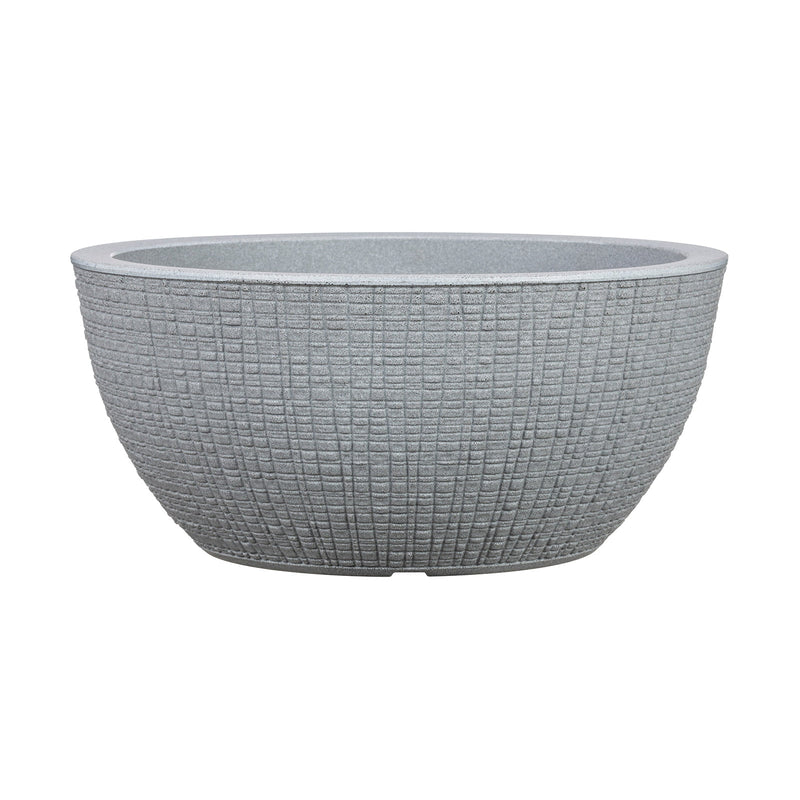 Apta Weben Bowl 40cm Grey Planter