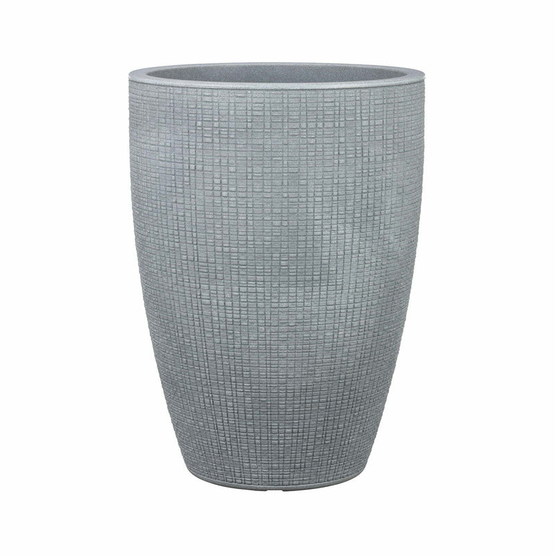 Apta Weben High Planter 30cm Grey Planter