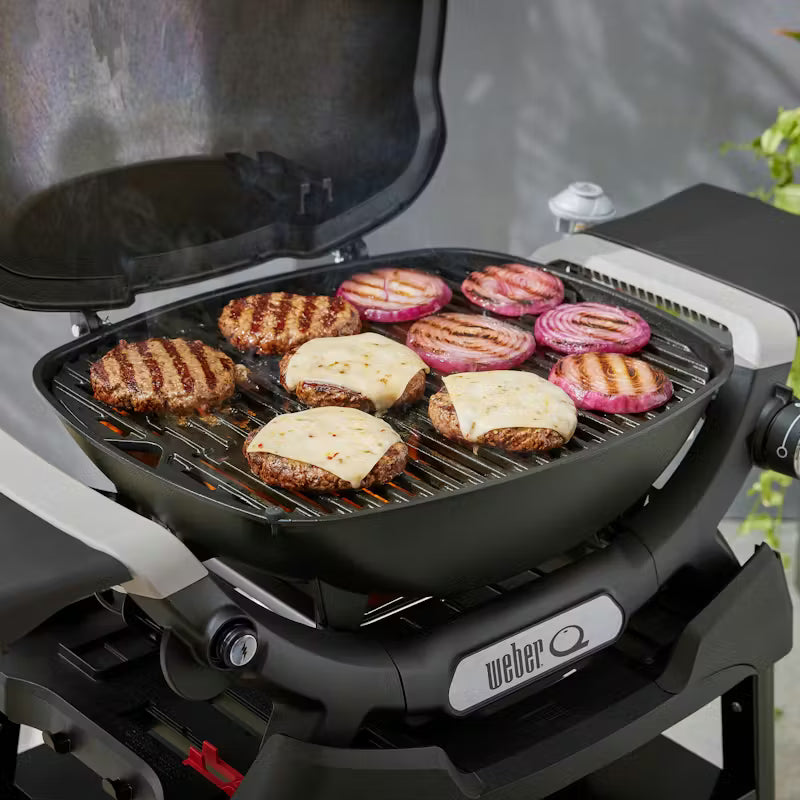 Weber Q 1200N With Side Tables and Compact Stand