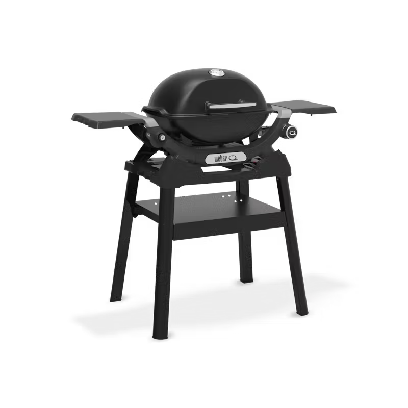 Weber Q 1200N With Side Tables and Compact Stand