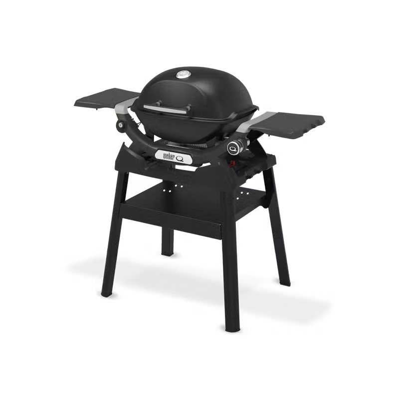 Weber Q 1200N With Side Tables and Compact Stand