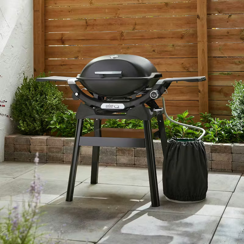 Weber Q 2200N With Side Tables and Compact Stand