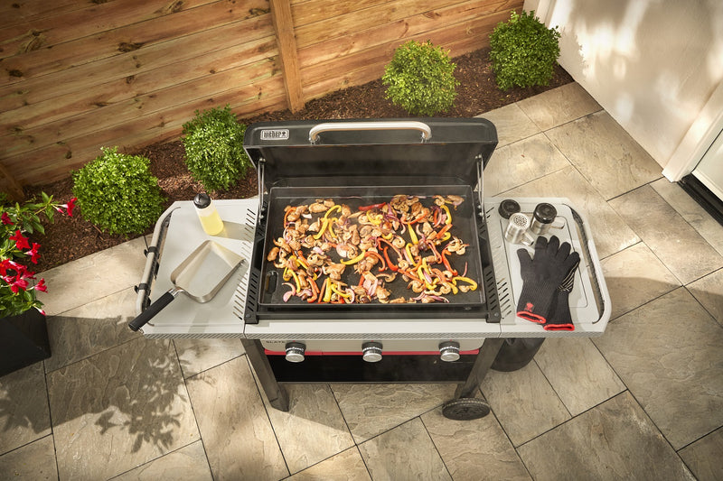 Weber Slate 71cm Premium Griddle BBQ - Black