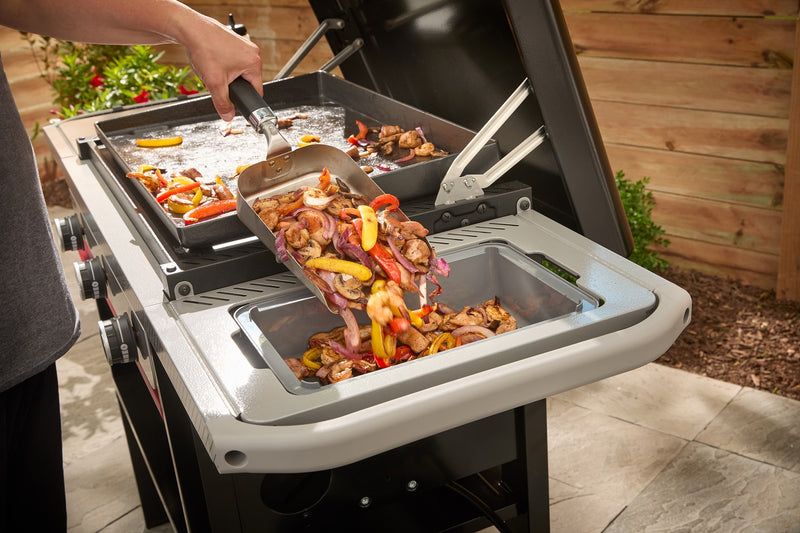 Weber Slate 71cm Premium Griddle BBQ - Black