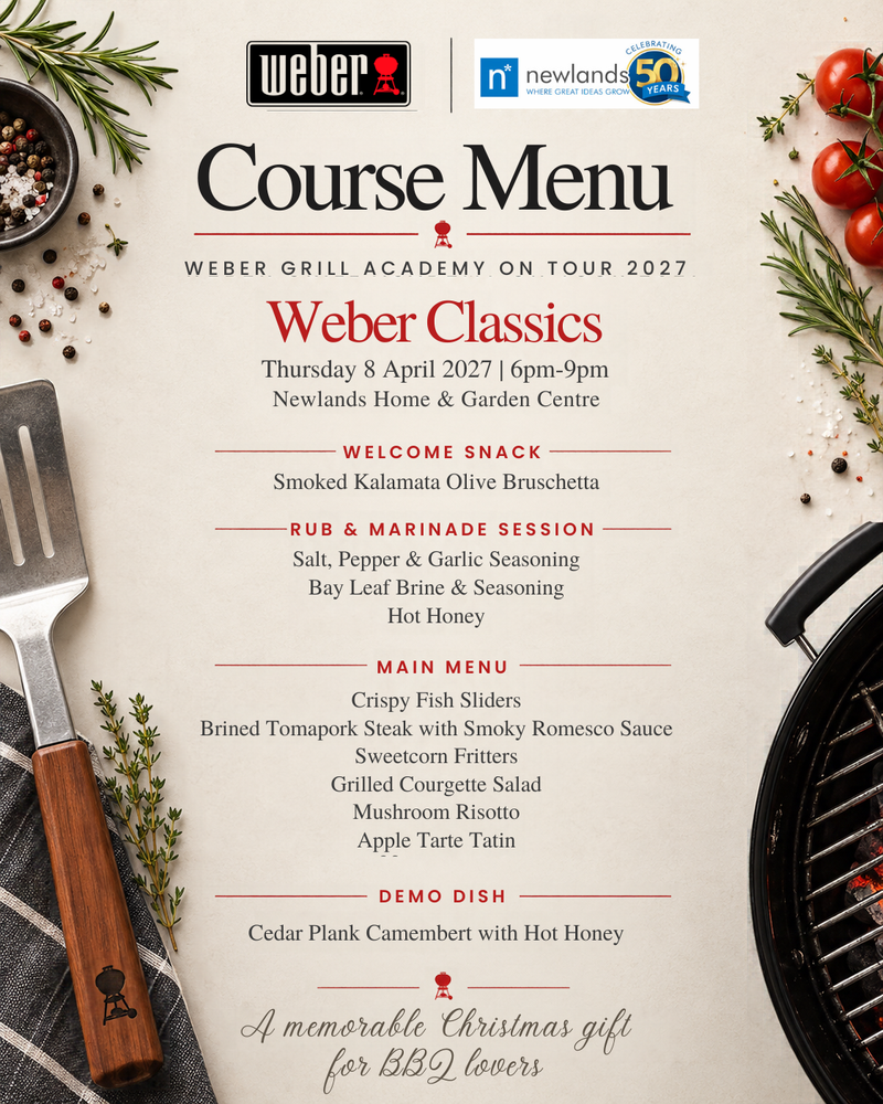 Weber Classics BBQ Cookery Course | 8 April 2027