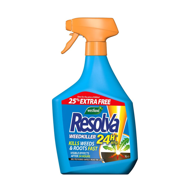 Westland Resolva Weedkiller 24H RTU 800ml +25% Extra Free