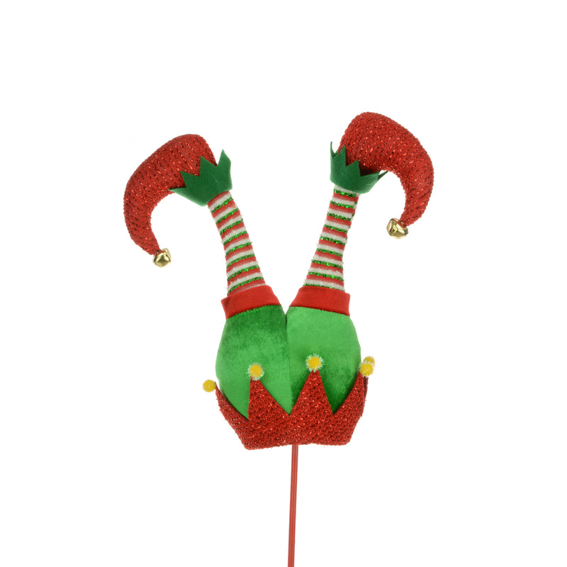 Christmas Elf Legs On Pick (80cm)