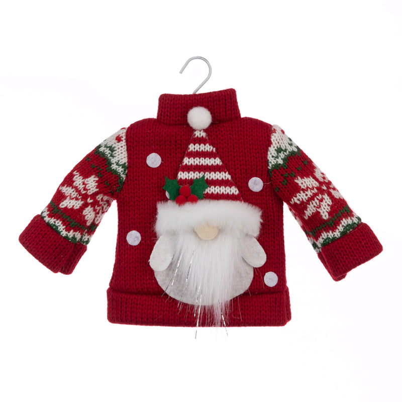 Christmas Hanging Decoration Knitted Santa Jumper