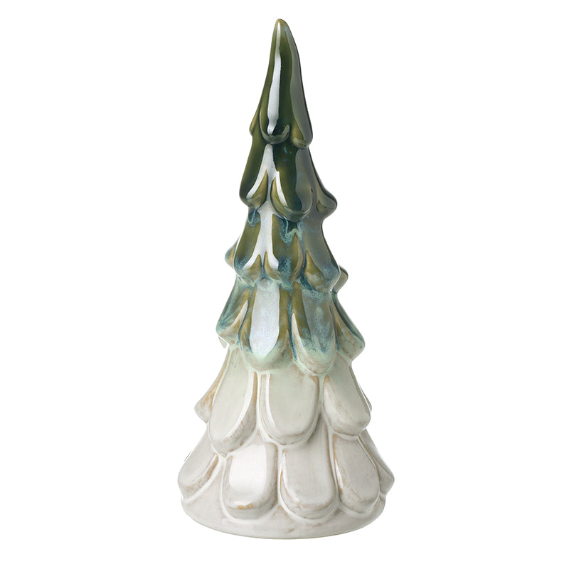 Green and white ceramic cone Christmas tree – Heaven Sends