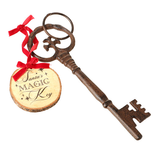 Oversized cast iron Santa's Magic Key Christmas decoration – Heaven Sends
