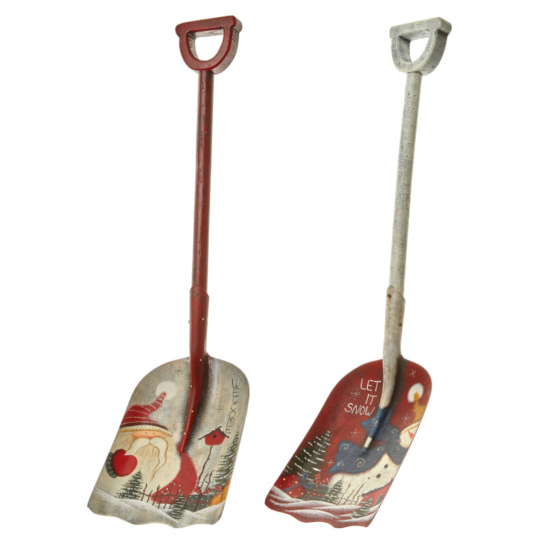 Santa or Snowman Shovel 27x110x16cm (Sold Individually)