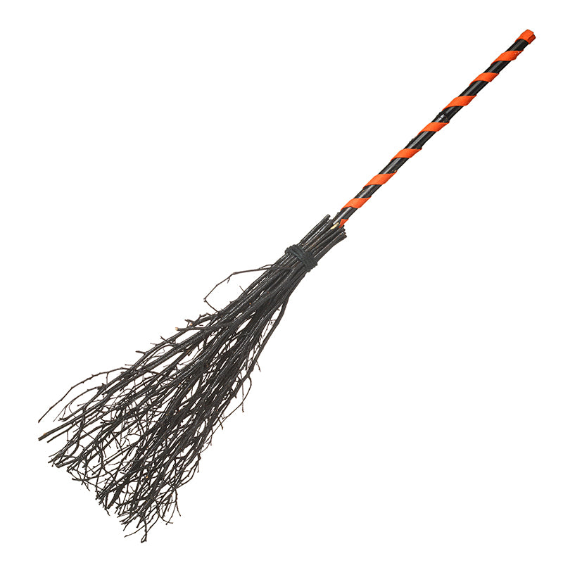 Witch's broom with striped handle – Heaven Sends