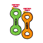 KONG Armor Double Tug Large – Assorted Colours – assorted colour example, one toy supplied