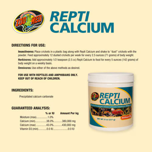 ZooMed Repti Calcium without D3 227g