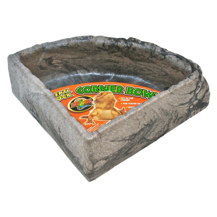 Zoo Med Repti Rock Corner Bowl Large