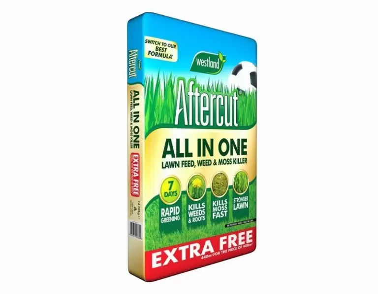 Westland Aftercut All In One Lawn Feed, Weed & Moss Killer 400m2+10% Bag