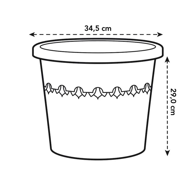 Algarve Cilindro 35cm Thyme Green