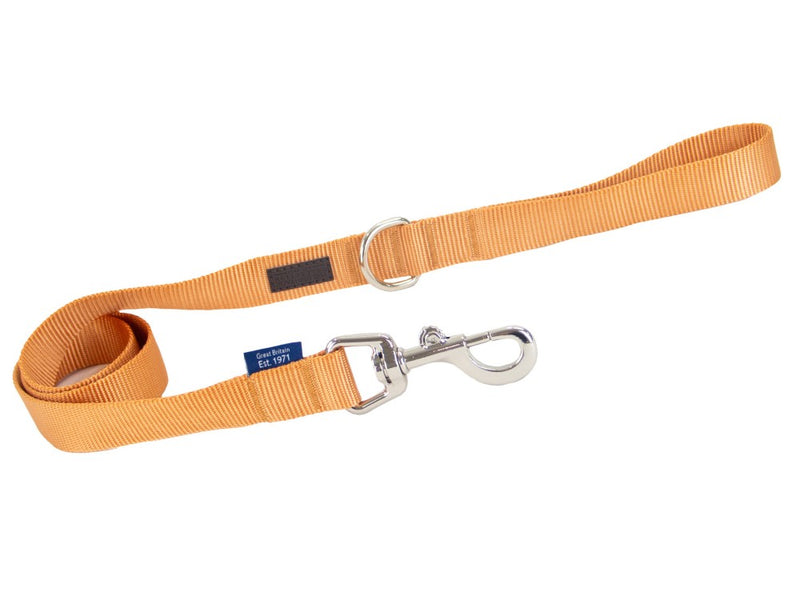 Ancol Heritage Spin Lock Dog Lead Marigold product image