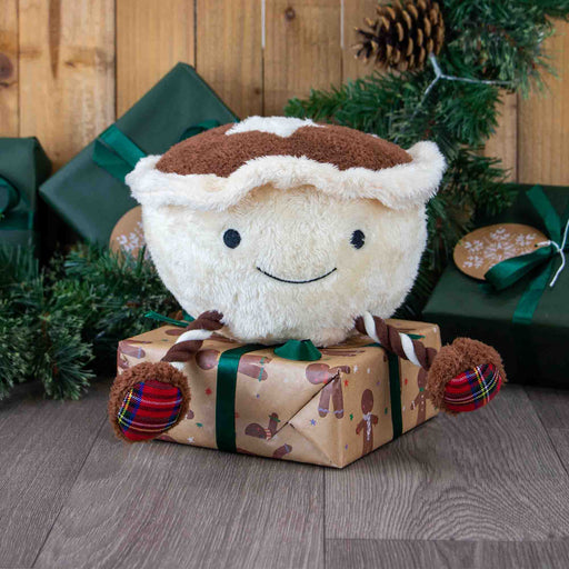 Ancol Mikey Mince Pie Christmas Dog Toy