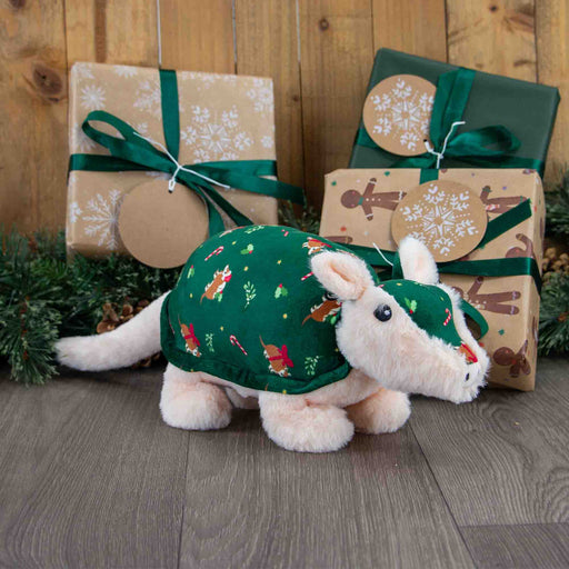 Ancol Arnold Armadillo Christmas Dog Toy