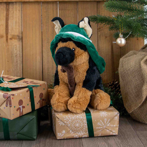 Ancol Wolfgang German Shepherd Christmas Dog Toy
