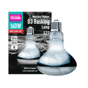 Arcadia D3 mercury vapour basking lamp 160W