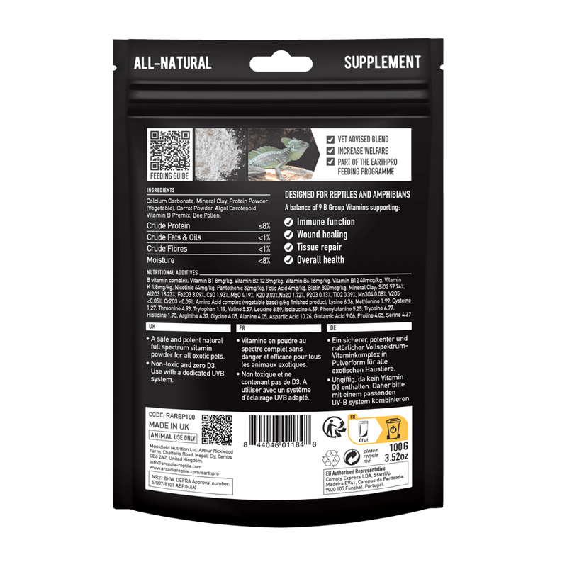 Arcadia Earth Pro A 100g — official product information