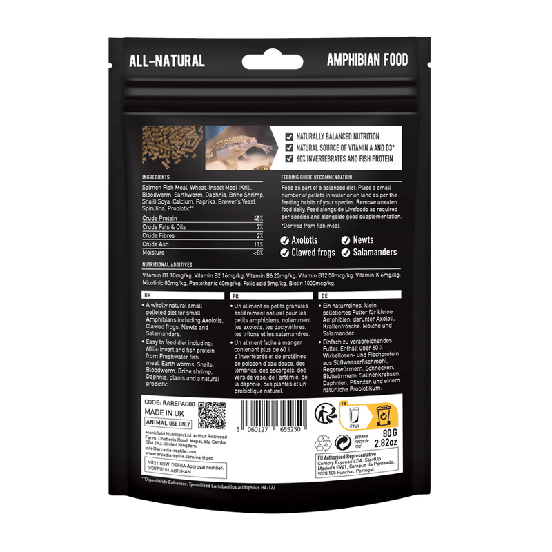 Arcadia Earth Pro AmphibiGold — official product information