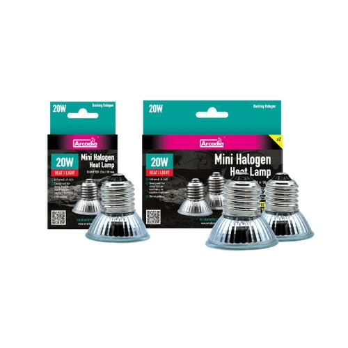 Arcadia Reptile Mini Halogen Heat Lamp 20W