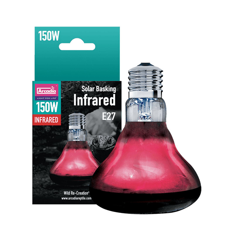 Arcadia Solar Infrared Basking Lamp 150W — official product information
